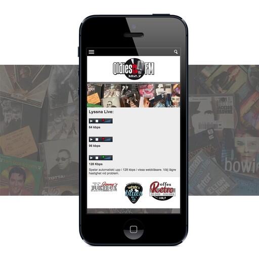 Den nya hemsidan är mobilanpassad - Lyssna på musik i mobilen!