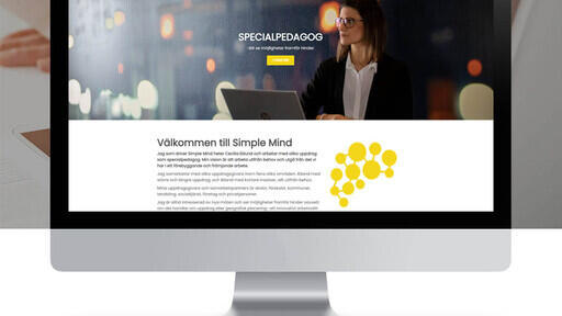 Ny hemsida till Simple Mind