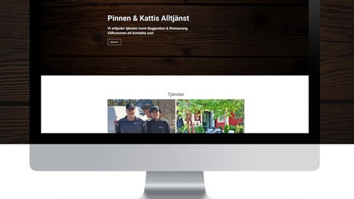 Ny hemsida till Pinnen & Kattis Alltjänst