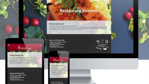 Ny hemsida till Restaurang Kvarnen
