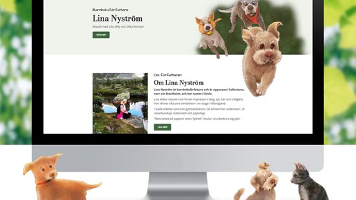 Ny hemsida till barnboksförfattare Lina Nyström