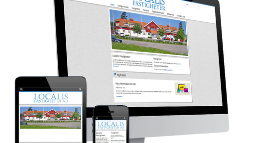 Ny hemsida till Localis Fastigheter