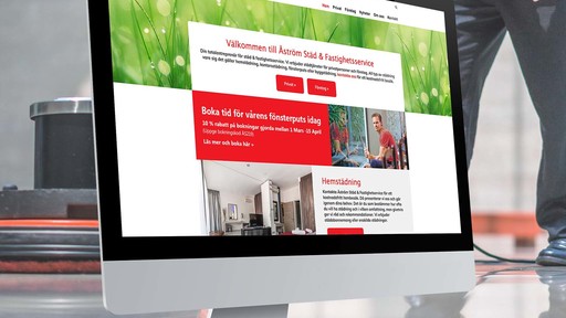 Ny hemsida till Åström Städ & Fastighetsservice